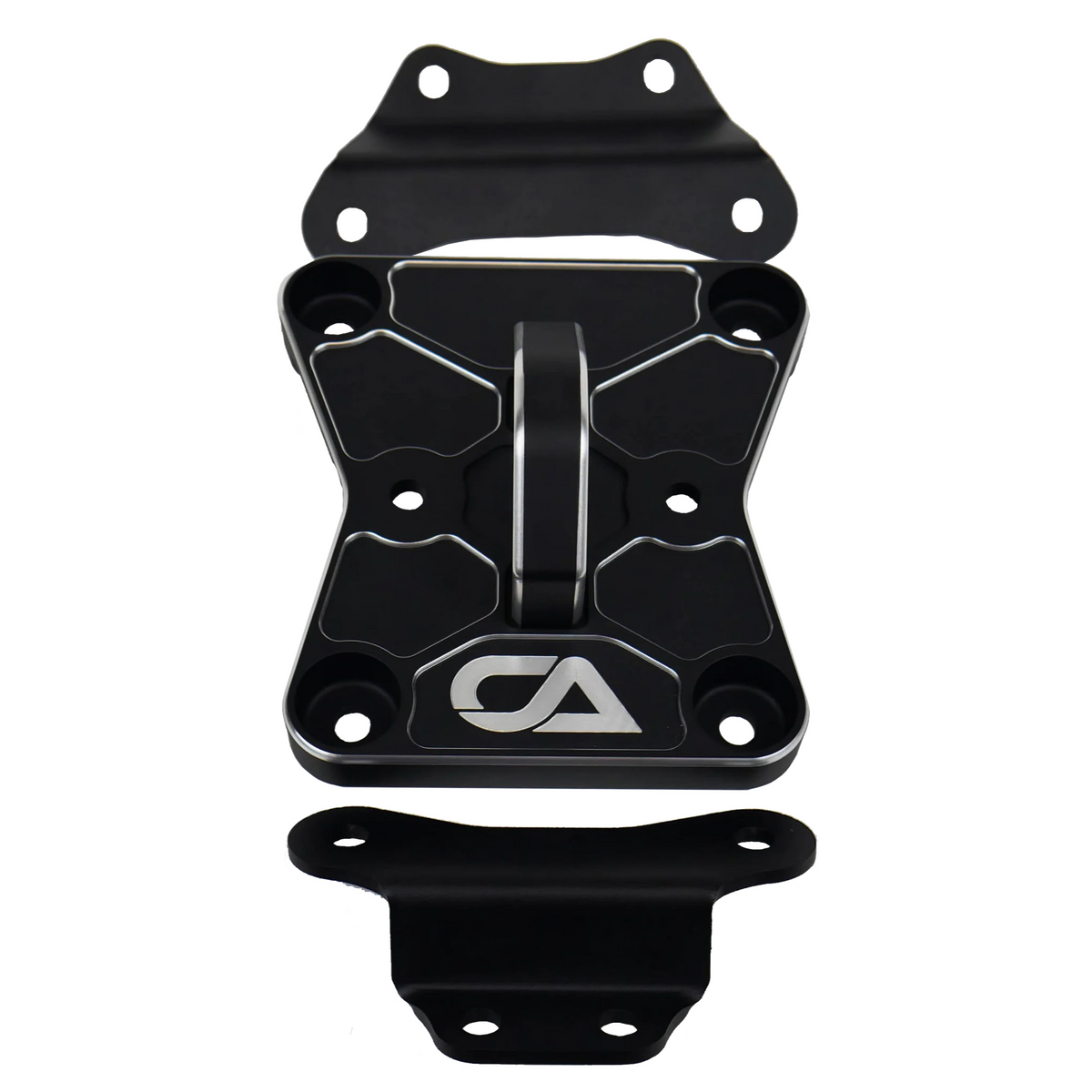 Gen 2 Pull Plate for CanAm Maverick X3 by CA Tech, Black Evolution