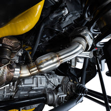 Load image into Gallery viewer, EVP Racing Shocker Electric Side-Dump Down Pipe with Bullet Muffler for 2024 Can-Am Maverick R