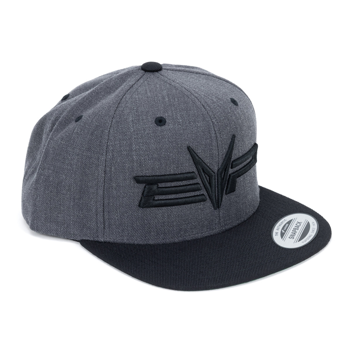 EVP Heather Gray Stealth Canvas Snapback Hat – Evolution