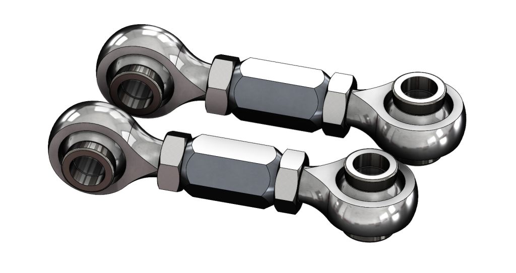 まる Can-Am Maverick X3 Front Sway Bar Links by CT Race Worx