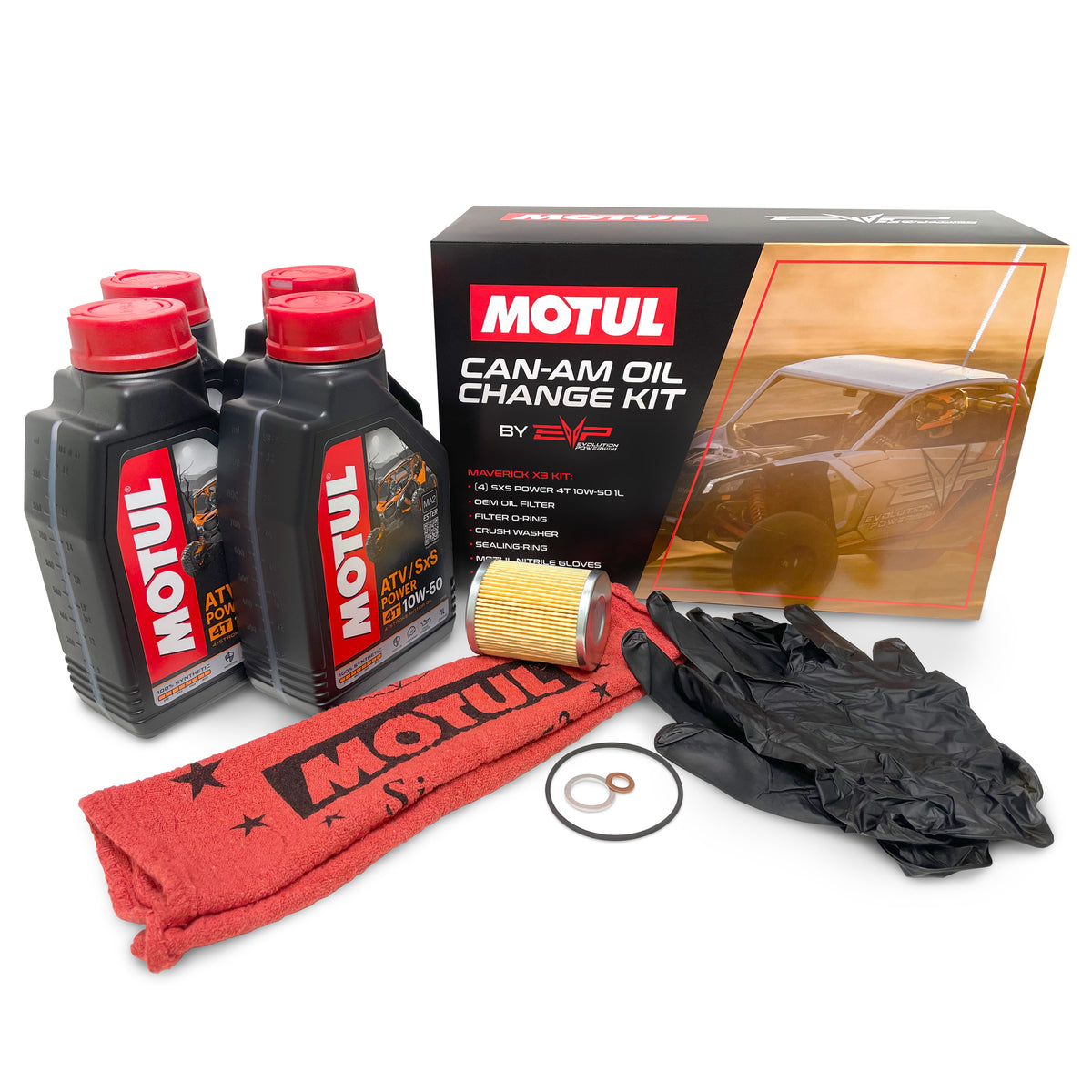 EVP Motul® Oil Change Kits for Can Am Maverick X3 – Evolution Powersports  LLC