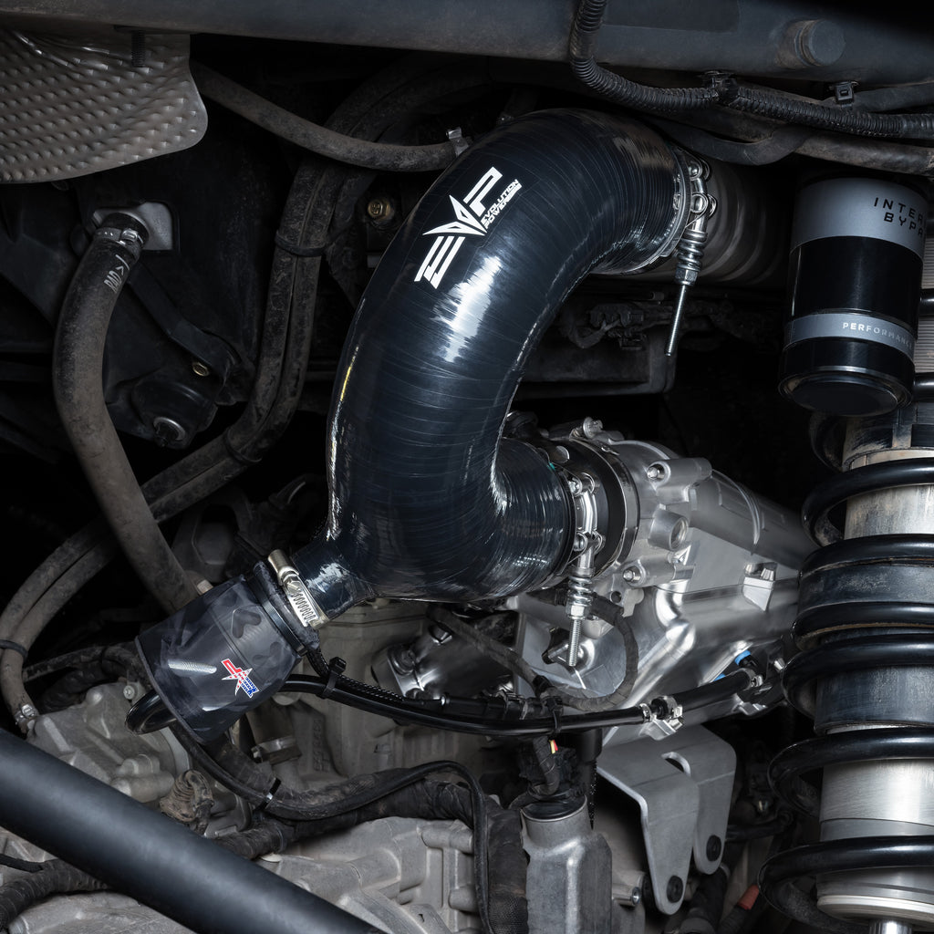 EVP Billet Intake Manifold for Can-Am Maverick R on vehicle