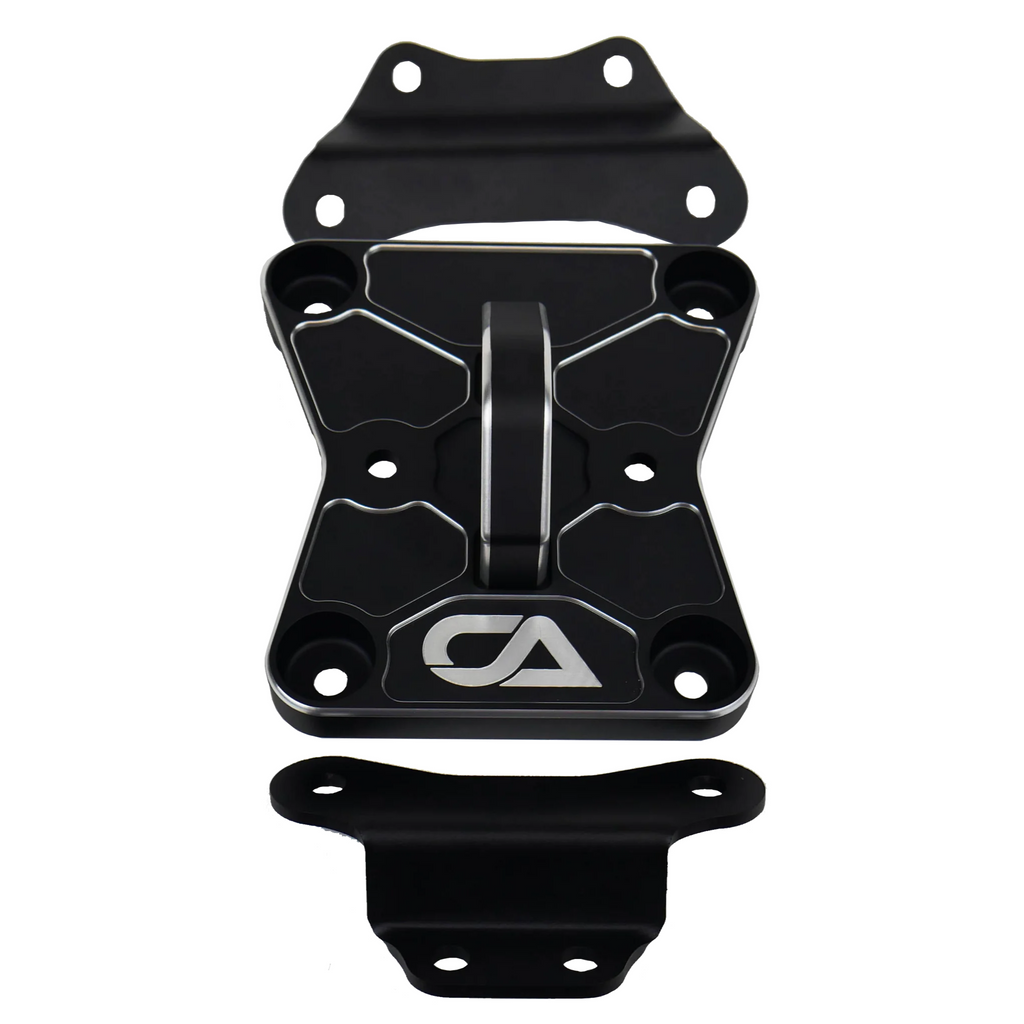 Gen 2 Pull Plate for Can-Am Maverick X3 by CA Tech, Black
