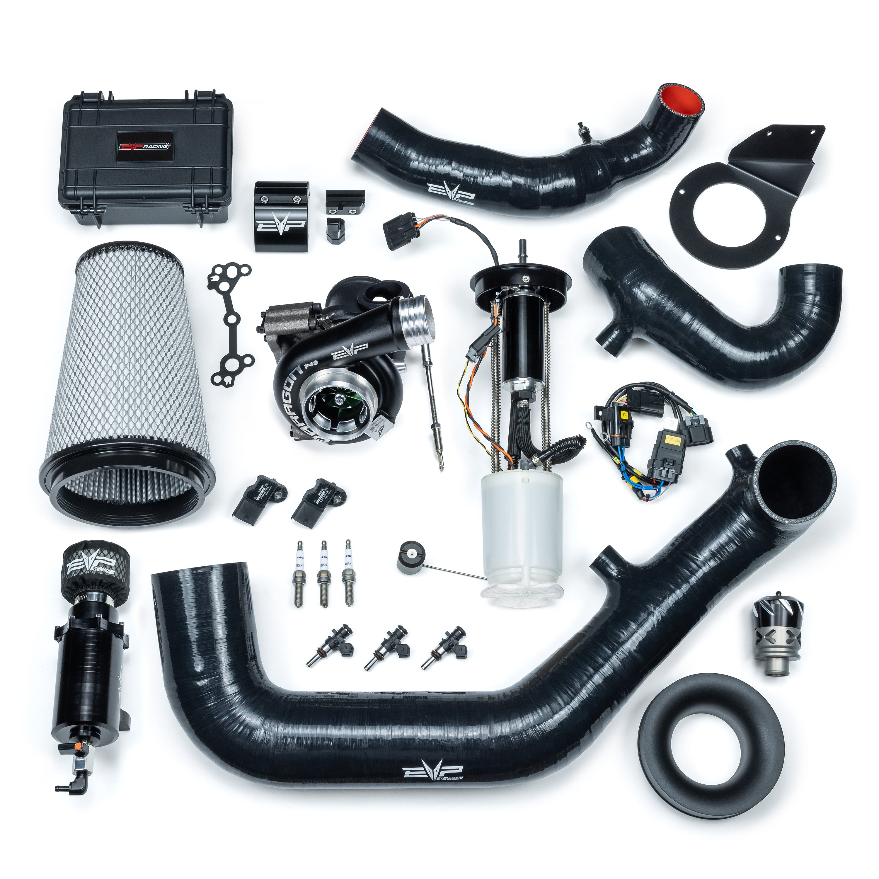 Can-Am Maverick R P48 Turbo System With MG1 ECU Unlock & Flex Fuel Rising Rate CodeShooter Power Flash kit