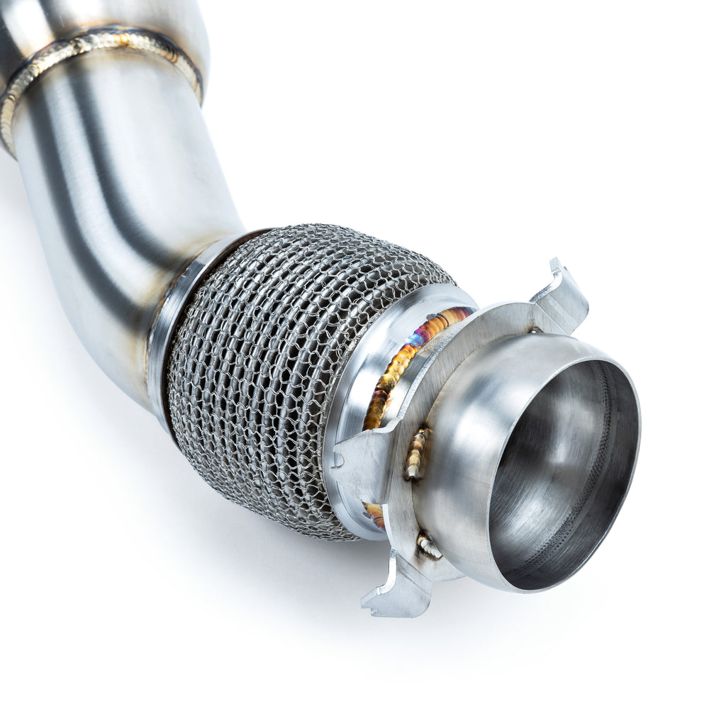 EVP Racing 3 Inch Down Pipe with Bullet Muffler for Can-Am Maverick R ...
