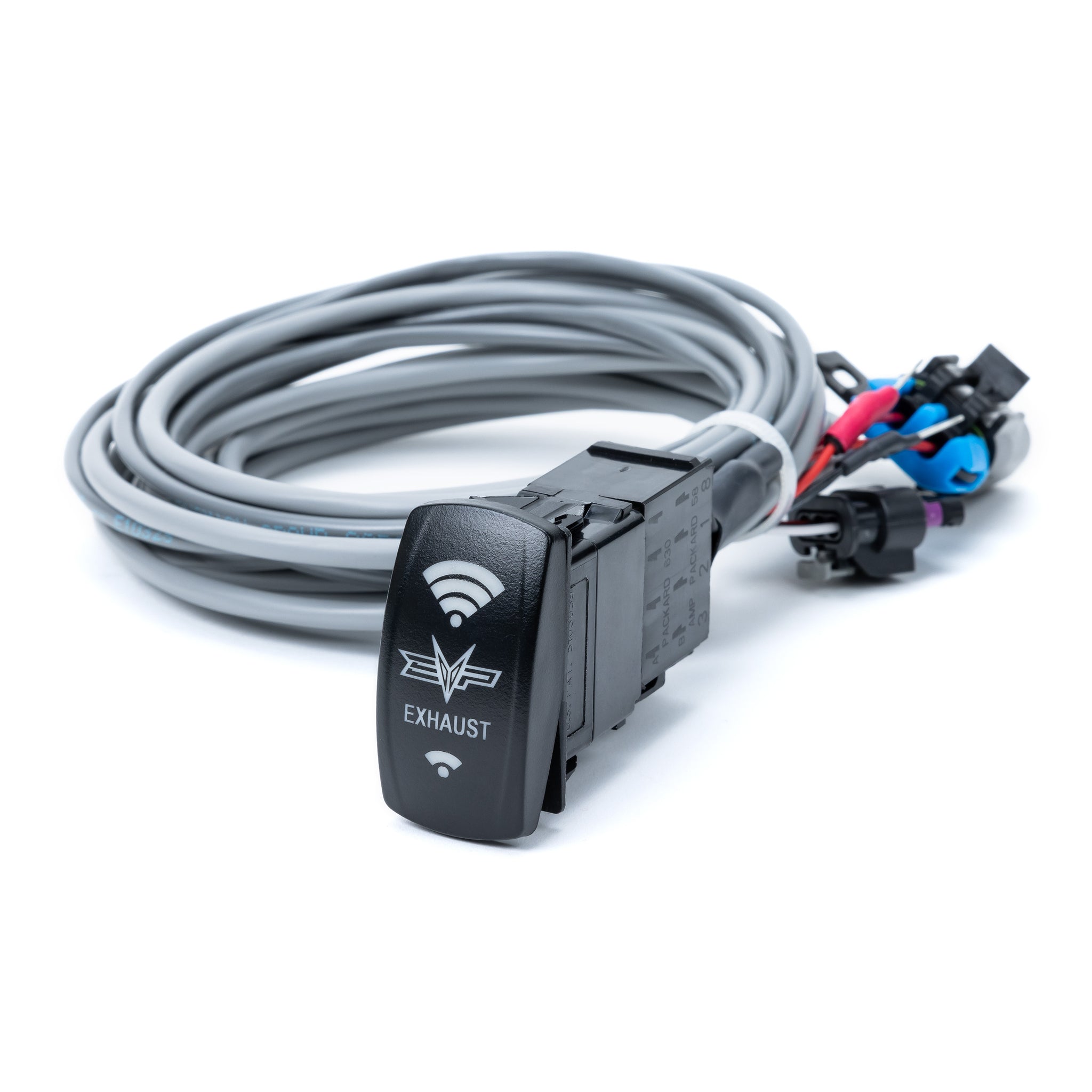 EVP Racing Shocker Electric Side-Dump Down Pipe with Bullet Muffler fo ...