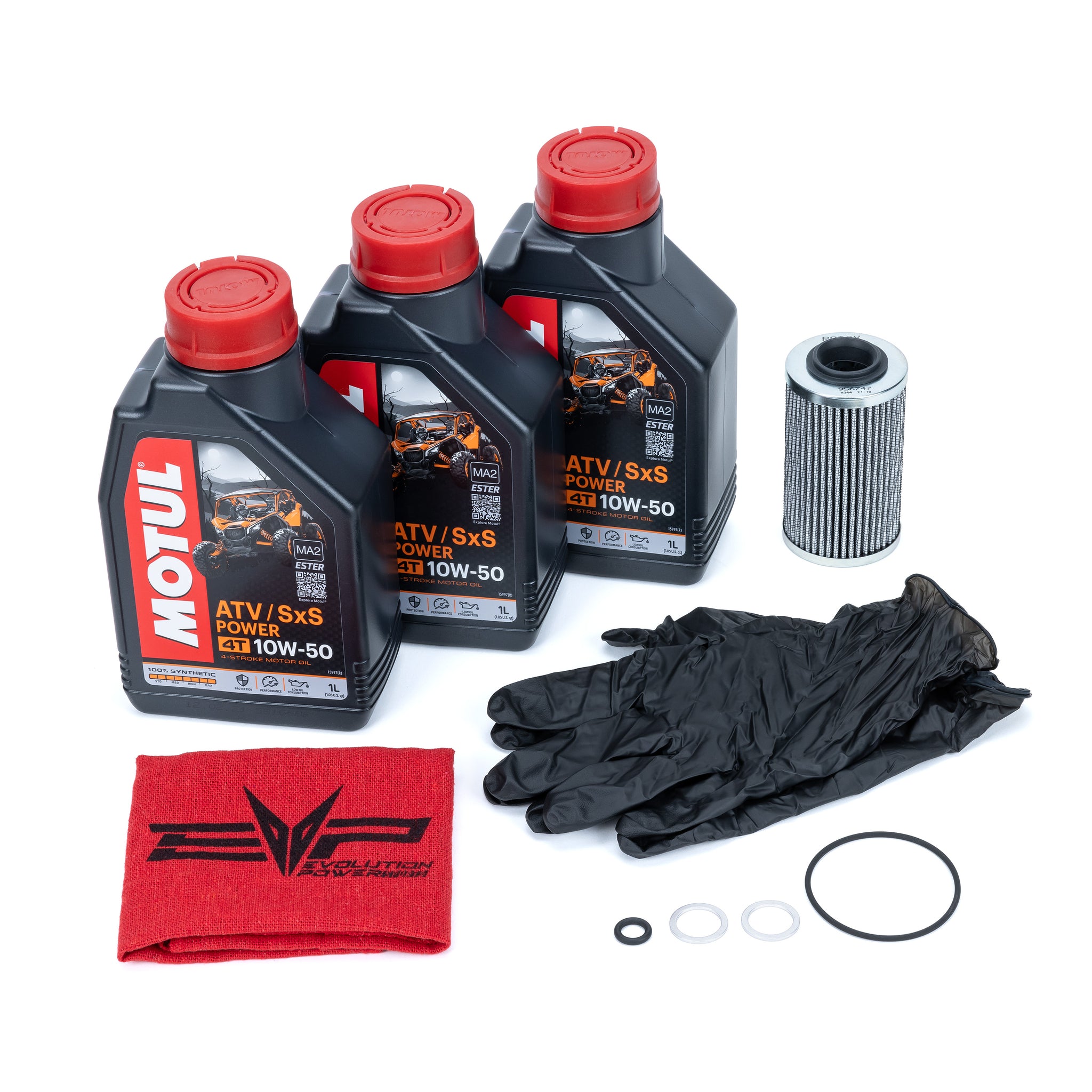 Can Am BRP Maverick 1000 Oil Change Kit - 3 Quarts + HiFlo Filter, Full Service