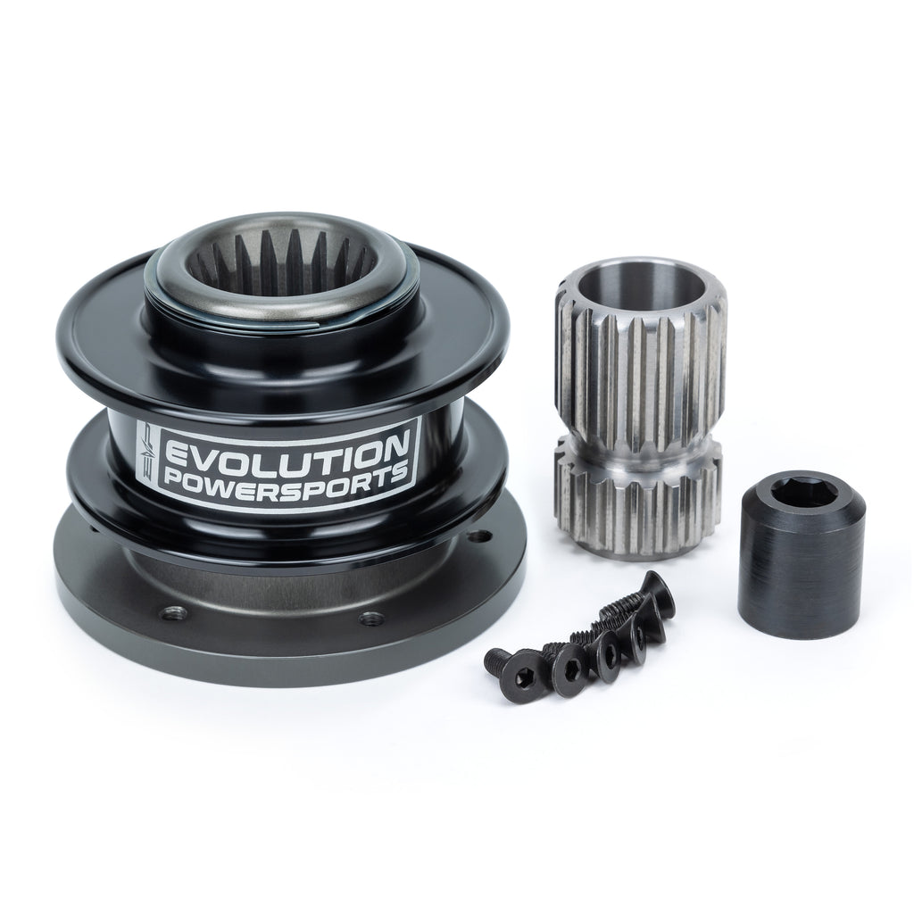 BYNYXI Volant à Dégagement Rapide Universel - Adaptateur Moyeu Aluminium Sport Antivol Pour Voiture