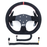 EVP.MOde Race Steering Wheel with Carbon Fiber Paddles and Quick-Release Hub Adapter Kit for Can-Am Maverick R