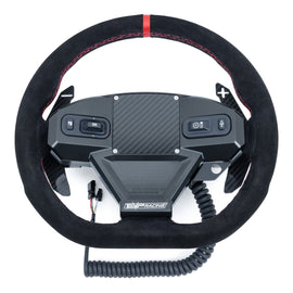 EVP.MOde Multifunction Steering Wheel with Carbon Fiber Paddles and Quick-Release Hub Adapter Kit for Can-Am Maverick R