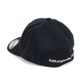 EVP Black Peek Fitted Baseball Hat