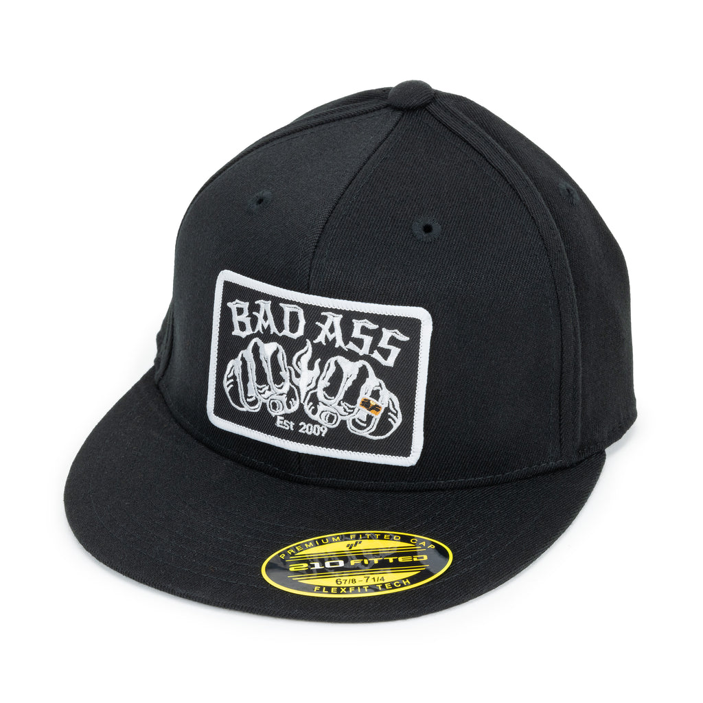 Badass Black Fitted Hat