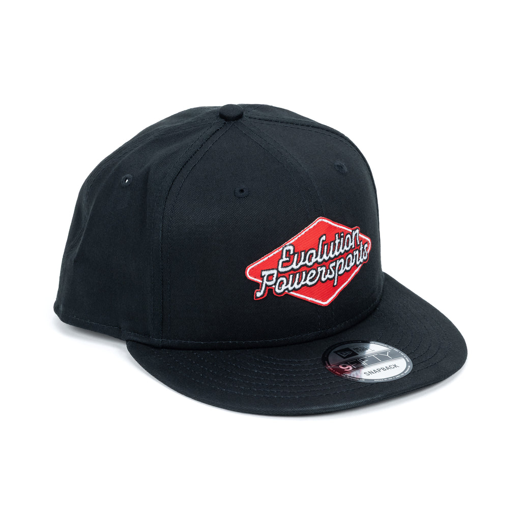 caps gear EVP Black Canvas Snapback Hats- Heritage Speed Shop Patch