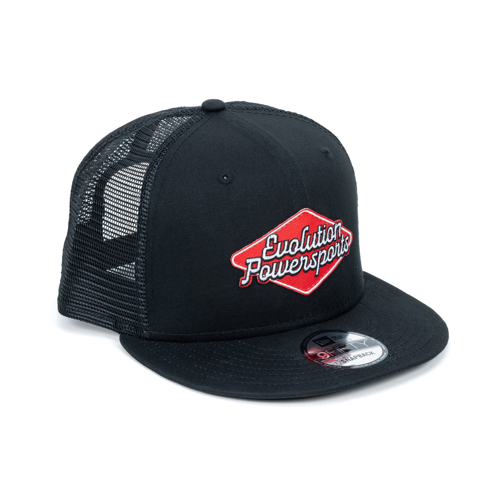 EVP Black Mesh Snapback Hats- That 70's
