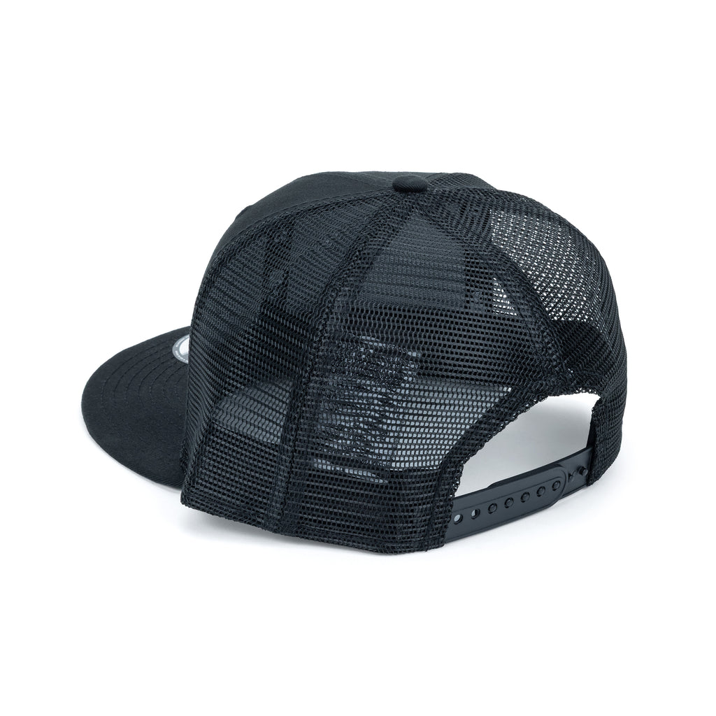 EVP Black Mesh Snapback Hats- Badass Logo Patch