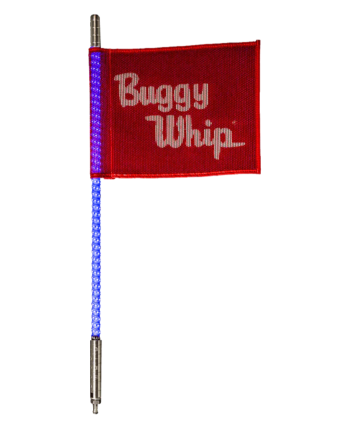 Buggy Whip 4' & 6' Bright Visibility Quick-Release LED Whip Lights