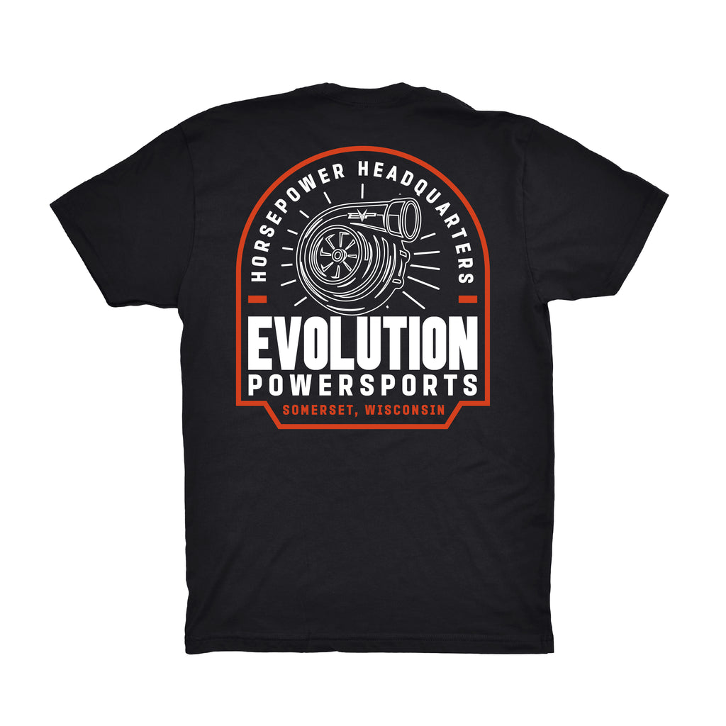 Evolution Powersports - Horsepower Headquarters T-Shirt - Black