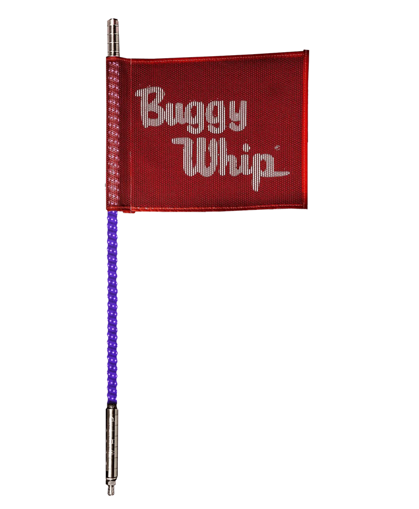 Buggy Whip 4' & 6' Bright Visibility Quick-Release LED Whip Lights
