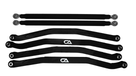 Tiges de rayon à grand dégagement en billettes pour Maverick X3 par CA Tech, sans poche, noires