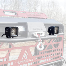 Load image into Gallery viewer, Can-Am Defender Winch Headache with Dual 3&quot; LED Work Light Kit Rack by Thumper Fab