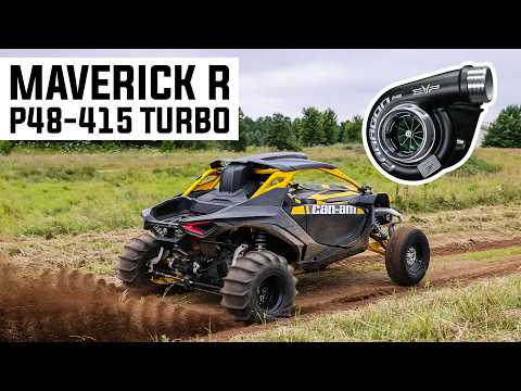 Can-Am Maverick R P48 Turbo System With MG1 ECU Unlock & Flex Fuel Rising Rate CodeShooter Power Flash video