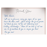 Handwritten note