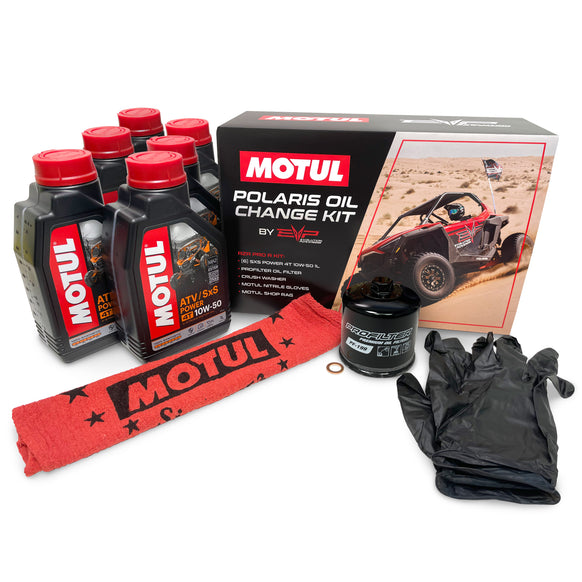 EVP Motul® Oil Change Kits, Polaris Pro R