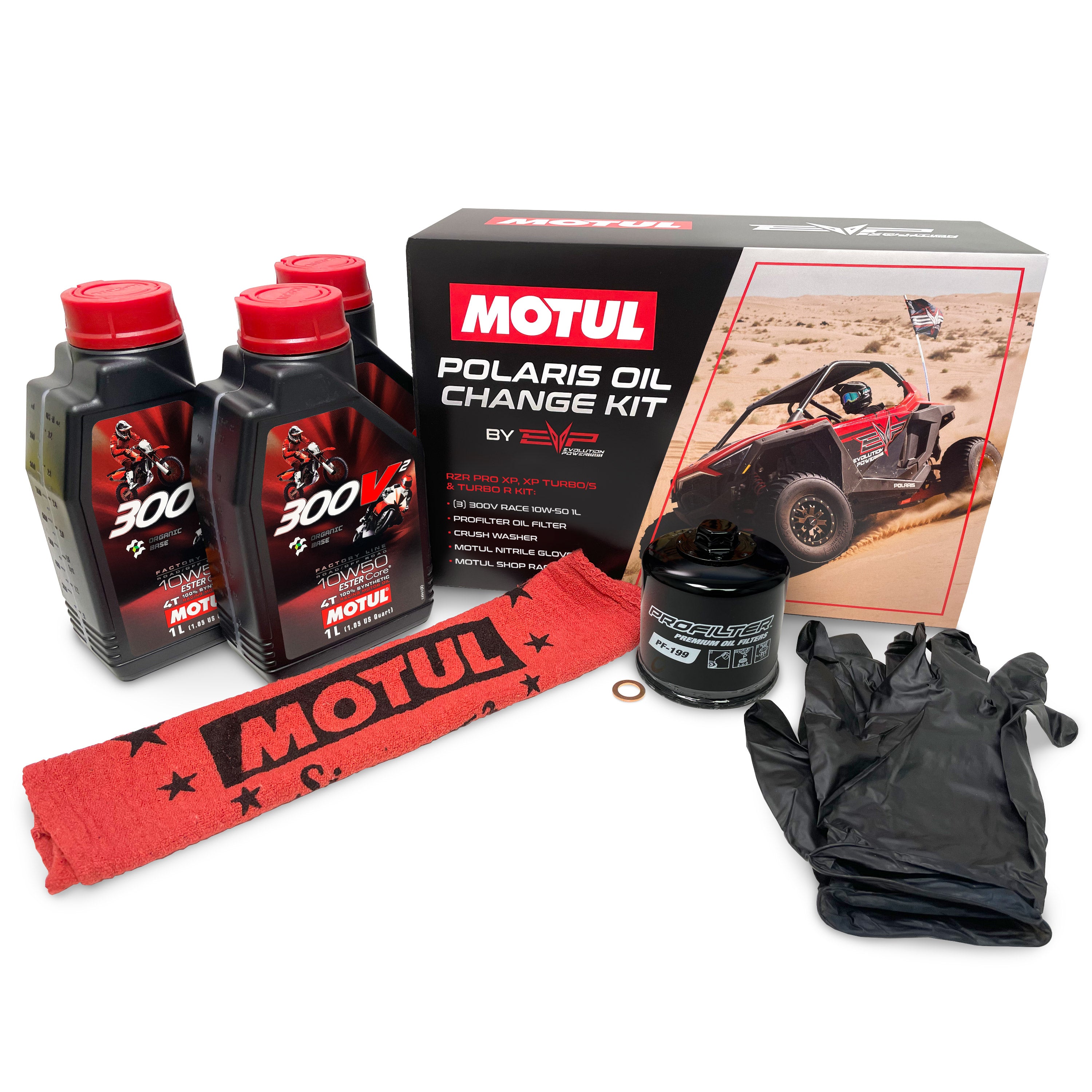 EVP Motul¬Æ Oil Change Kits, Polaris Pro XP & XP Turbo/S